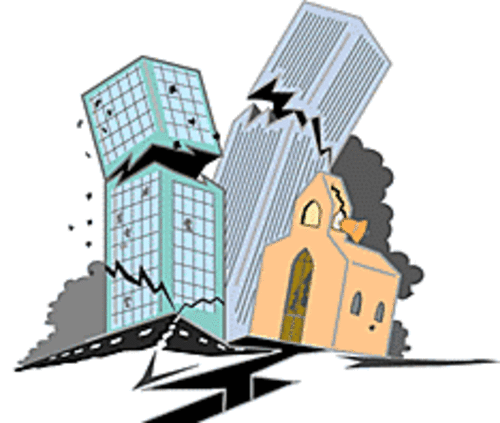 Resultado de imagem para depois de um sismo gif