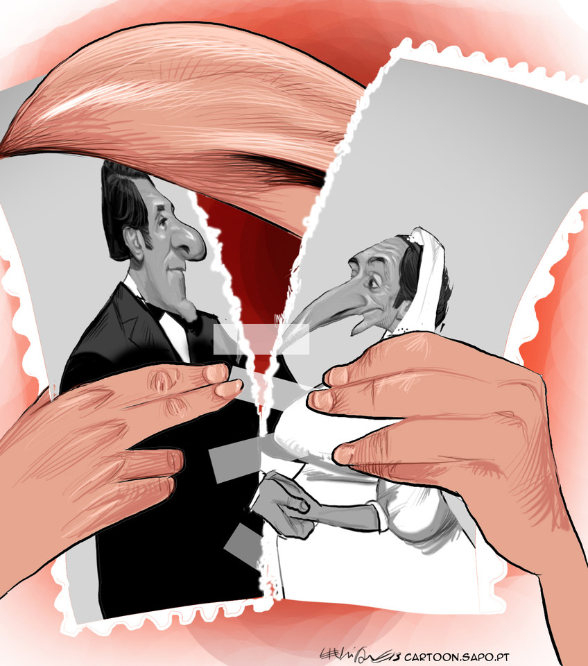 Cartoons - A reconciliação entre Paulo Portas e Pedro Passos Coelho