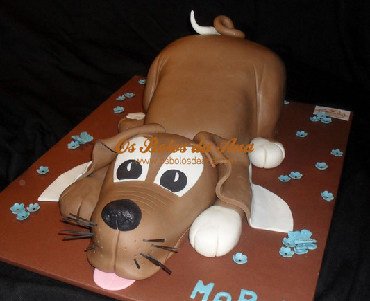 Bolo 3D Cachorro - Puppy Dog Cake