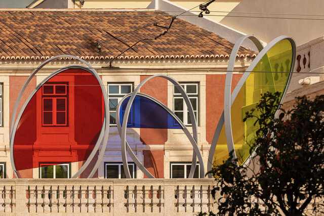 View of José Pedro Croft's site-specific work © 