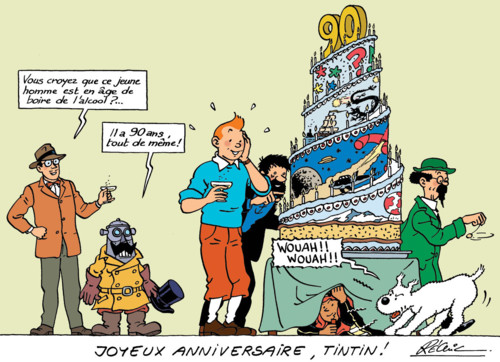 Bon Anniversaire Tintin Youpi Bravo Blogskidz
