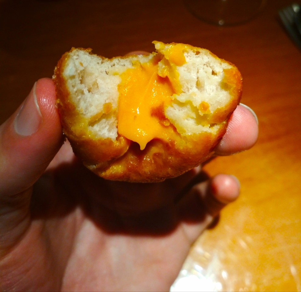 O rico interior da minha malassada