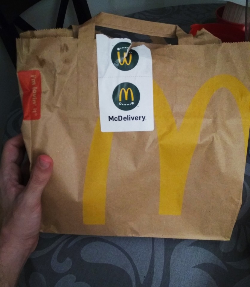 McDonald's Signature Queijo Chèvre e Uber Eats