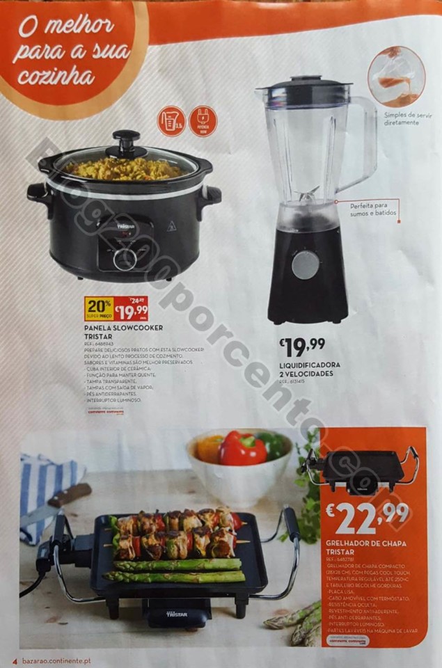 Folheto Promoções Continente Antevisão Bazarão 4a10 set