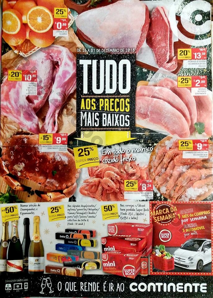 Folheto Promoções Continente Antevisão 26a31dez