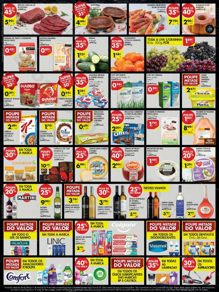 Antevisão Folheto Pingo Doce Fim Semana 28mar-1abr