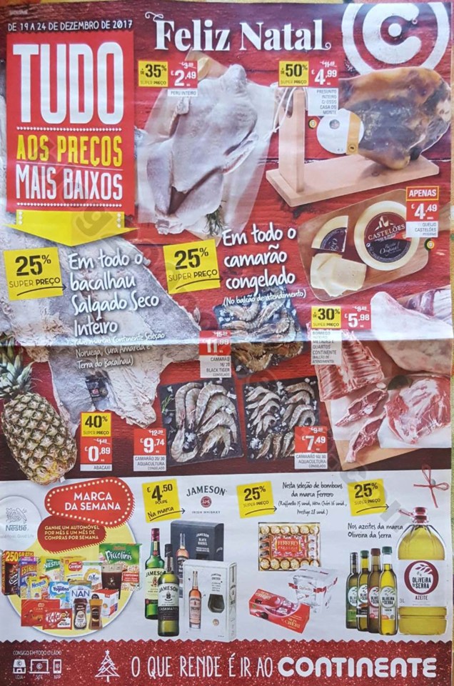 Folheto Promoções Continente Antevisão 19a24dez