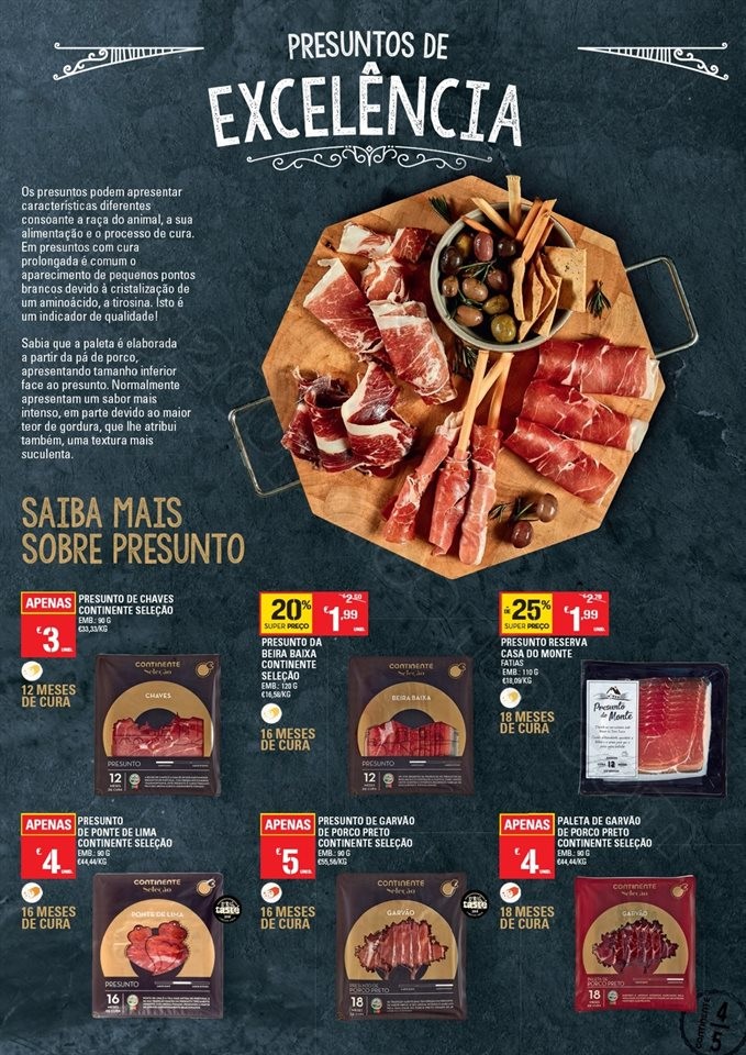 Antevisão Folheto CONTINENTE Feira Queijos, Enchi
