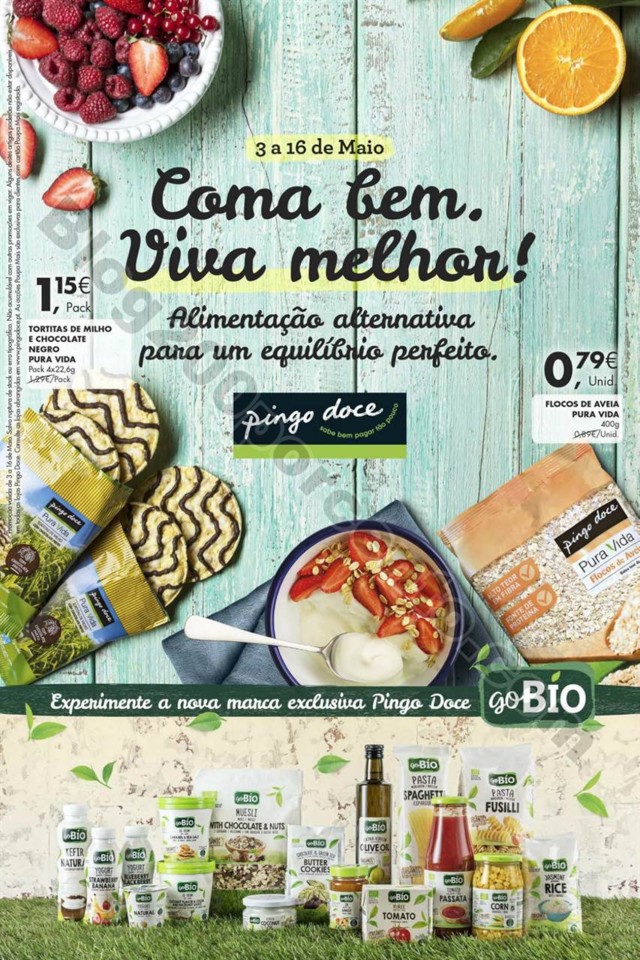 folheto Pingo Doce especial alimentação saudável 3a16mai