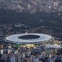 Amanhecer no Rio - Est&aacute;dio do Maracan&atilde; se prepra