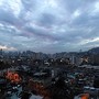 Amanhecer desta segunda-feira(17.12.12) visto do M
