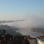 Ponte Europa em Coimbra com nevoeiro