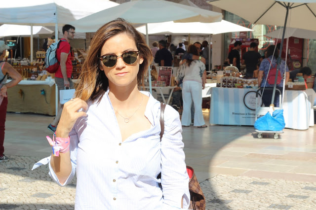 ccb + museu berardo + feira em belém + mercado de belém + neverful louis Vitton + maria galhardo + óculos ray-ban + camisa zara + look de outono